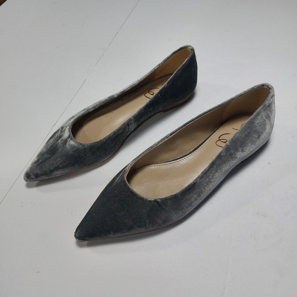 Sam Edelman Women's Gray Velvet Wanda Flats Size 6.5M - Picture 7 of 7